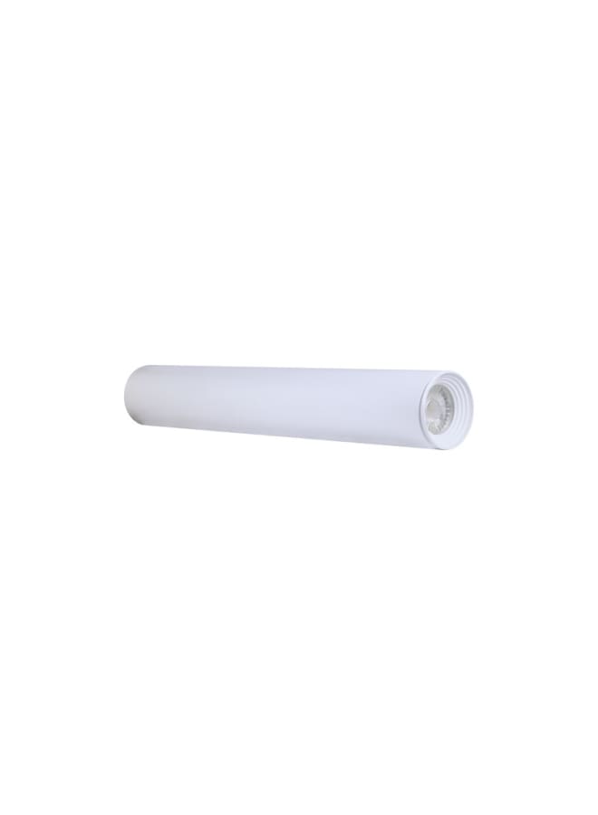 Jana Light Round White Aluminum Cylinder with Stepped Ring, 30 cm – Jana Light - Image 2